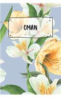 Oman: Ruled Travel Diary Notebook or Journey Journal - Lined Trip Pocketbook for Men and Women with Lines