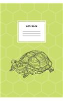 Notebook: Green Turtle Notebook And Planner Composition Book Journal Soft Cover Lined Diary For School Boys Girls And Teens