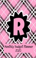 Monthly Budget Planner 2020: Income & Expenses Tracker