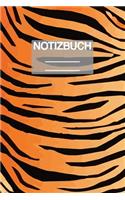 Notizbuch A5 Muster Tiger Fell