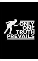 Only the truth prevails: 6x9 DETECTIVE - blank with numbers paper - notebook - notes