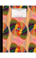 Wide Ruled Composition Notebook 8.5x 11. 120 Pages