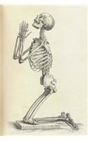 Skeleton Praying Journal