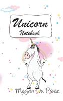 Unicorn Notebook: Unicorns and Rainbow Fantasy Cute Unicorn Notebook: 150+ Pages of 6x9