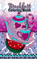 Breakfast Coloring Book: (1 Food Coloring Book)