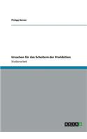 Ursachen für das Scheitern der Prohibition