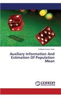 Auxiliary Information And Estimation Of Population Mean