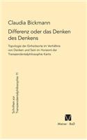 Differenz oder das Denken des Denkens