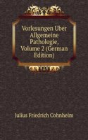 Vorlesungen Uber Allgemeine Pathologie, Volume 2 (German Edition)