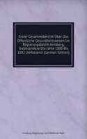 Erster Gesammtbericht Uber Das Offentliche Gesundheitswesen Im Regierungsbezirk Arnsberg, Insbesondere Die Jahre 1880 Bis 1882 Umfassend (German Edition)