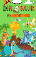 Dinosaur Coloring Book for Kids: Ages 4-8 - Great Gift for Boys & Girls