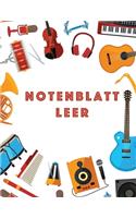 Notenblatt Leer