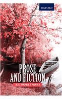 Paper II Part II: Prose and Fiction