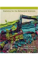Statistics for the Behavioral Sciences