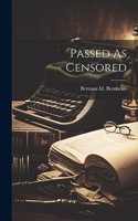 Passed As Censored