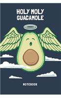 Funny Guacamole Notebook. Blank Lined Journal for Writing and Note Taking.
