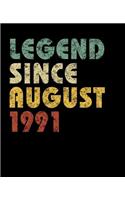Legend Since August 1991