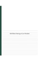 Half Blank Drawing & Line Notebook