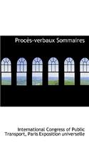 Proc S-Verbaux Sommaires