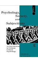 Psychology, Society and Subjectivity