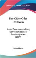 Cider Oder Obstwein