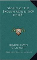Stories of The English Artists 1600 to 1851