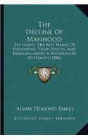 The Decline Of Manhood