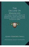 Decline Of Manhood