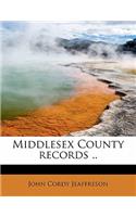 Middlesex County Records ..