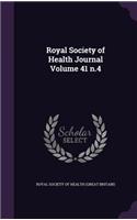 Royal Society of Health Journal Volume 41 n.4