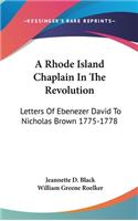 Rhode Island Chaplain In The Revolution