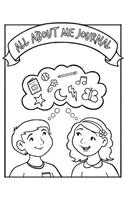 All about Me Children's Coloring Journal