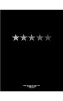 Cornell Notebook for Cornell Notes, 250 Numbered Pages, Black Cover: For Taking Cornell Notes, Personal Index, 8.5"x11", Star Series, Pro Genius Edition