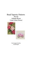 Bead Tapestry Patterns Peyote Antique Roses Lone Lotus Flower: (English)