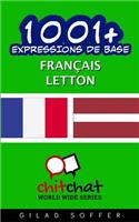 1001+ Expressions de Base Français - letton