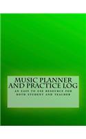 Music Planner and Practice Log