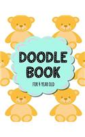 Doodle Book For 4 Year Old: Dot Grid Journal Notebook