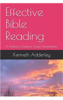 Effective Bible Reading