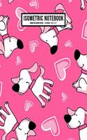 Puppy Isometric Graph Paper Notebook