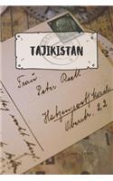 Tajikistan: Ruled Travel Diary Notebook or Journey Journal - Lined Trip Pocketbook for Men and Women with Lines