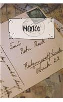 Mexico: Ruled Travel Diary Notebook or Journey Journal - Lined Trip Pocketbook for Men and Women with Lines