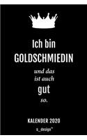 Kalender 2020 für Goldschmiede / Goldschmied / Goldschmiedin
