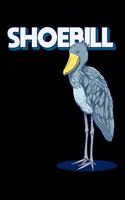 Shoebill mit Text: 6x9 120 pages dot grid - Your personal Diary