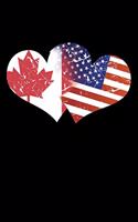Canadian American Pride Notebook