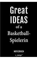 Notizbuch für Basketball-Spieler / Basketball-Spielerin