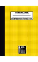 Graph Paper Composition Notebook. Quad Ruled-4 Squares Per Inch