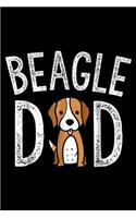Beagle Dd: Beagle Dad Beagle Lover Gifts Funny Dog Dad Pet Journal/Notebook Blank Lined Ruled 6x9 100 Pages