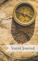 Travel Journal: 6" x 9" Inch Black Lined Softcover 150 Pages Notebook