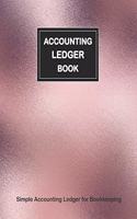 Accounting Ledger Book Simple Accounting Ledger for Bookkeeping