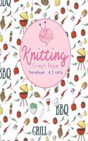 Knitting Graph Paper Notebook - 4